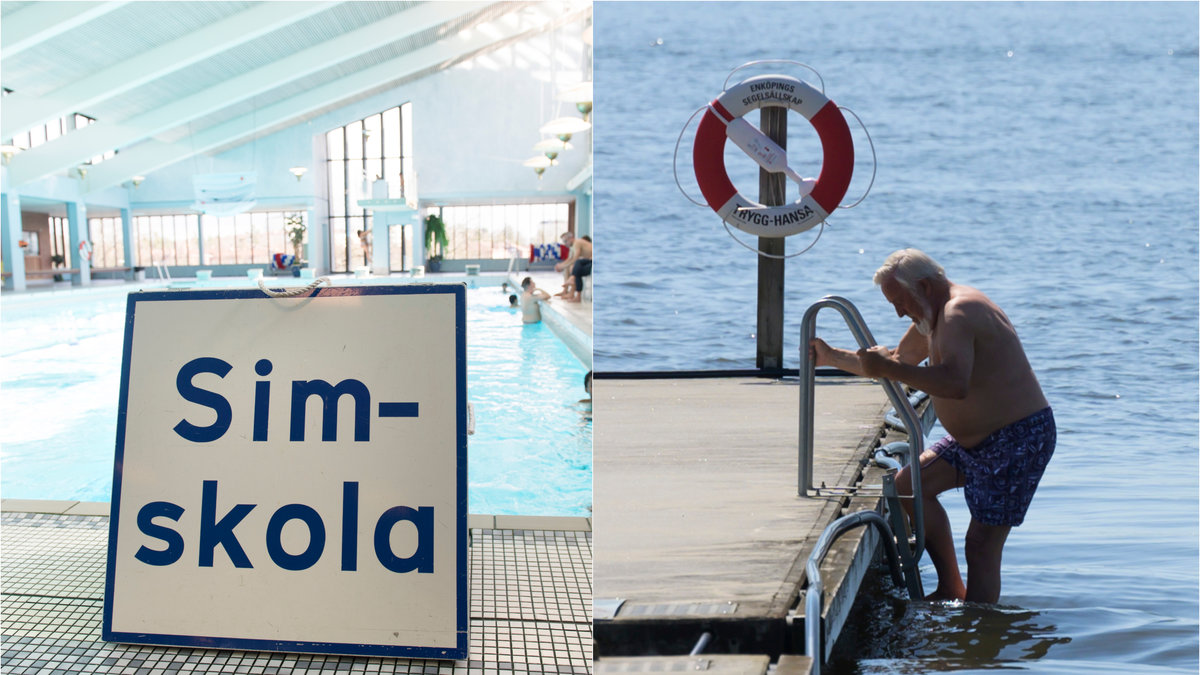 Nu ges möjlighet för äldre män att lära sig simma i Borås
